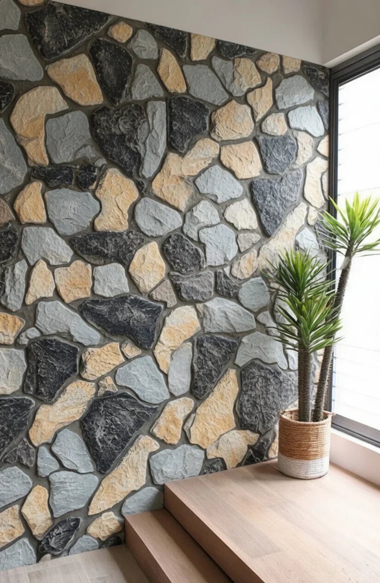 Mosaic Crazy Stone – SKPU01 | 3D PU Wall Panel - Sketch Australia