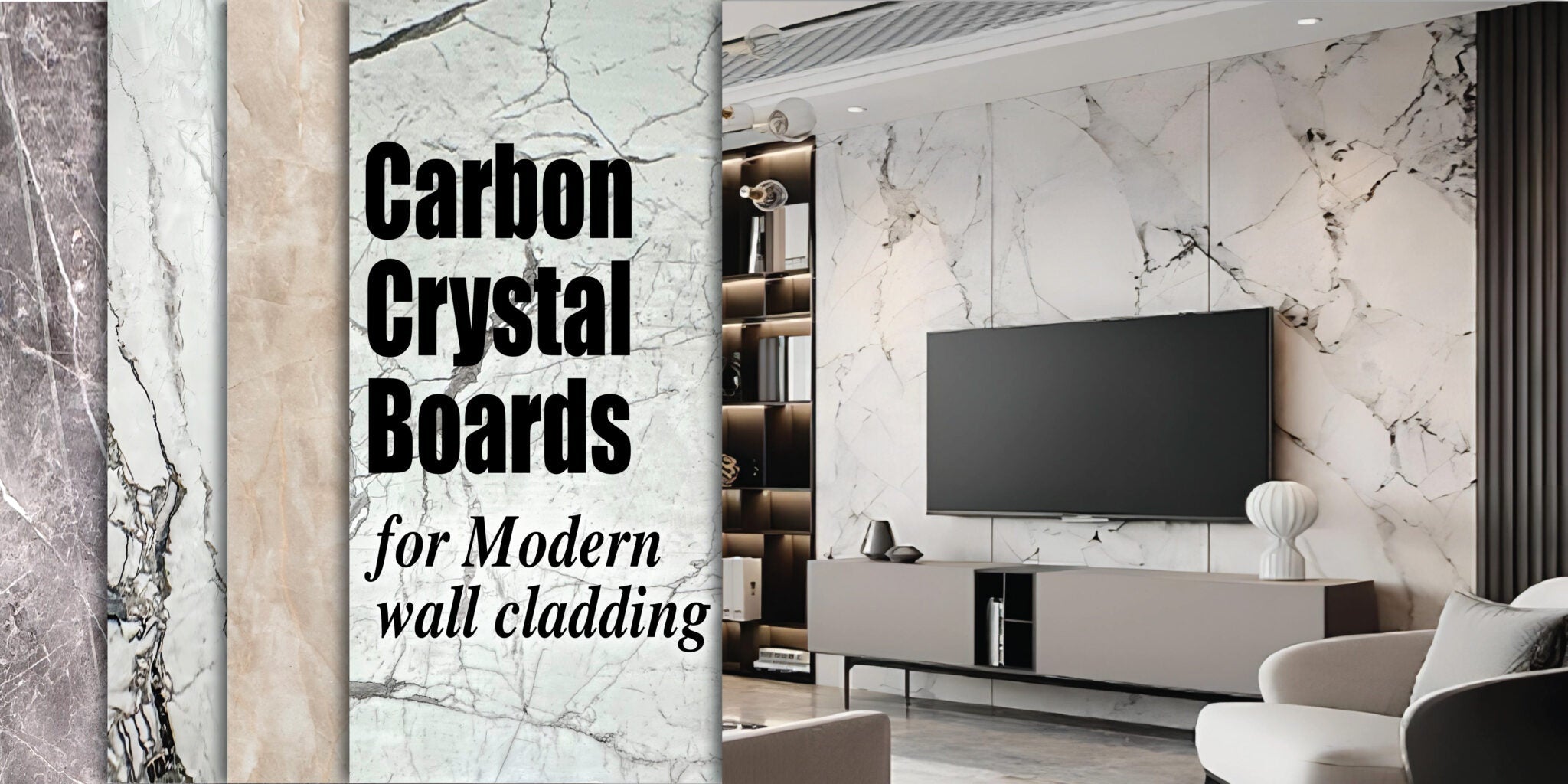 Carbon Crystal Boards for Modern Wall Cladding