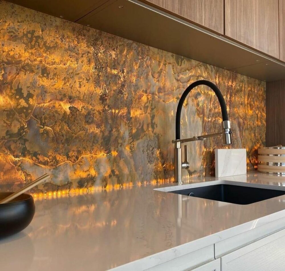 What are kitchen splashbacks?