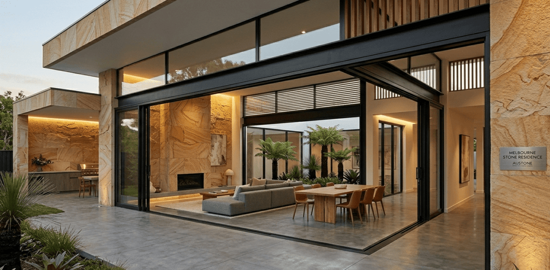 Interior and Exterior Stone Cladding Solutions for Australian Homes (2026 Guide) - Sketch Australia