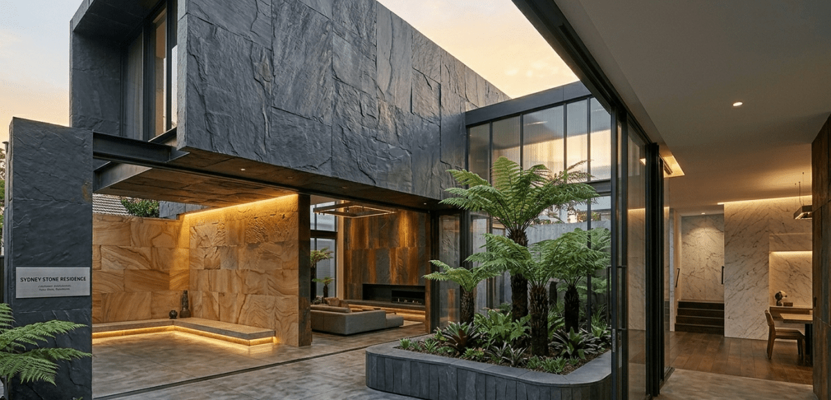 Best Types of Stone Cladding for Residential Projects in Australia (2026 Guide) - Sketch Australia