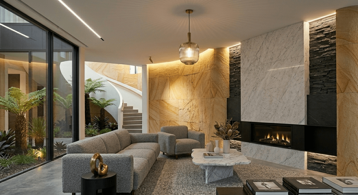 Complete Guide to Choosing the Best Stone for Your Fireplace in Australia - Sketch Australia