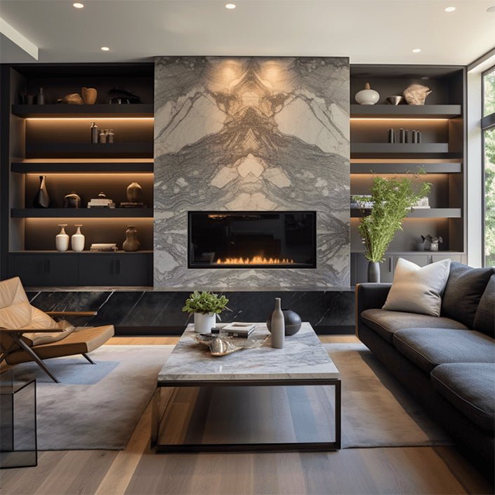 Stone Cladding for Fireplace: Stylish and Durable Solutions - Sketch Australia