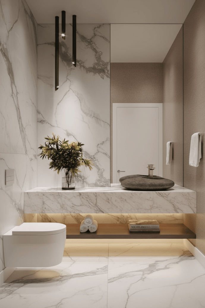 Calacatta White WPC Panels | Buy Australia Online – Sketch Australia