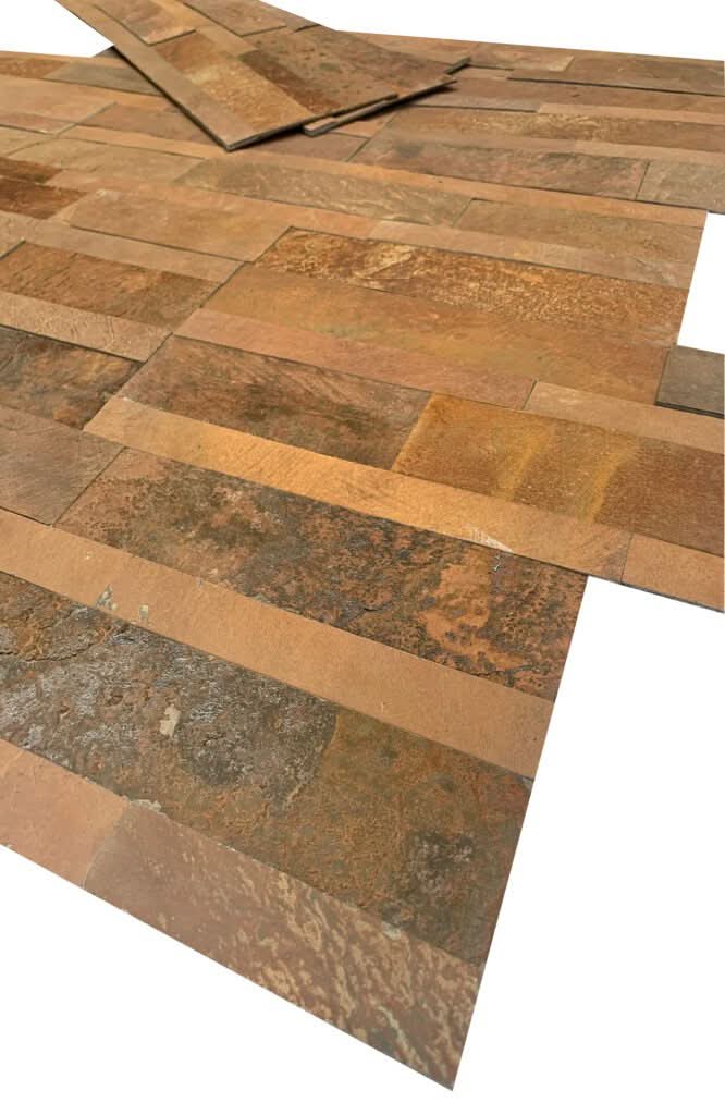 Rust Stone Cladding Liquid Rust SK445 Peel & Stick Stone Panels | Sketch – Sketch Australia