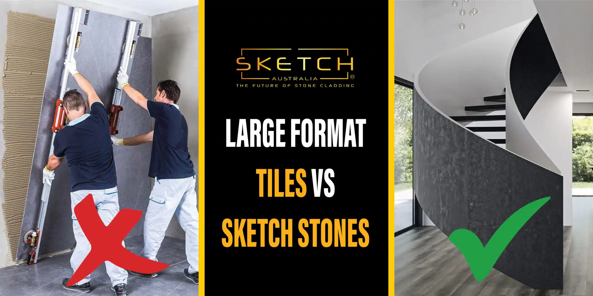 The Great Debate: Large Format Tiles vs. Sketch Stones - Why Sketch Wins Every Time